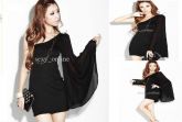Vestido Black Sexy One shoulder