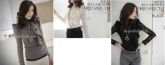 Blusa de algodão e renda