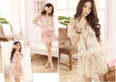 Vestido Off-The-Shoulder Chiffon