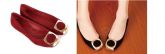 Rasteirinha PU Leather and Metal